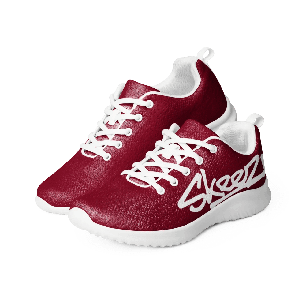 Solid Color Skeezy DRK RED/WHT product image (6)
