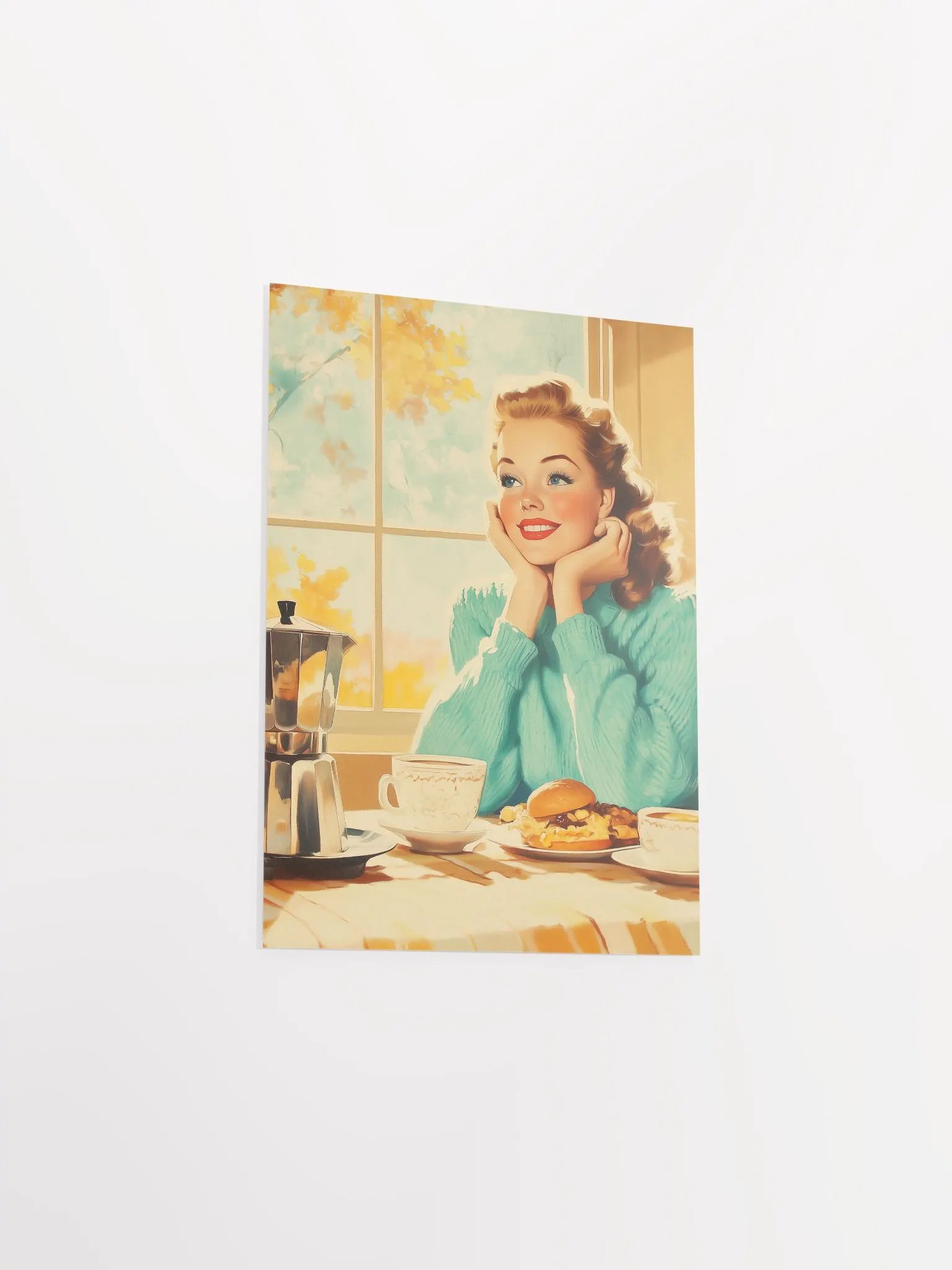 Morning Coffee Retro Poster - Nostalgic Classic Morning Art Print product image (31)