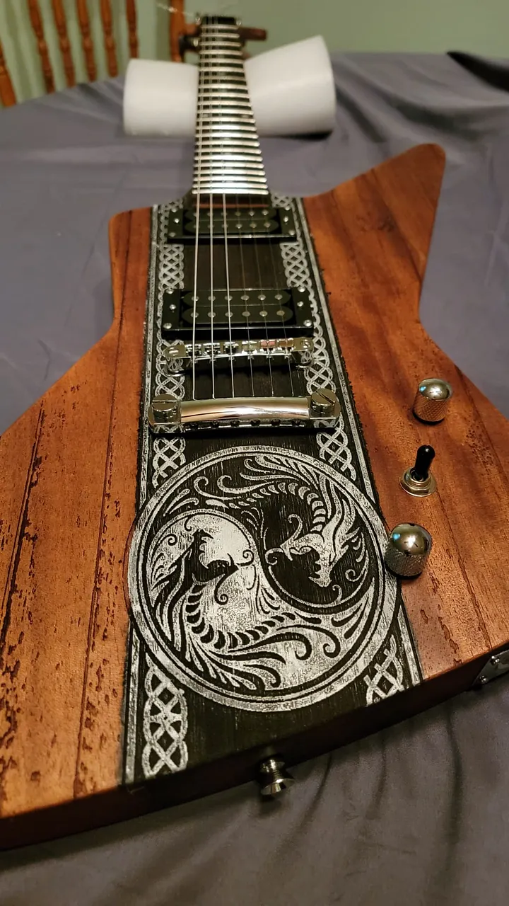 Valhalla Rises! Explorer style guitar product image (1)