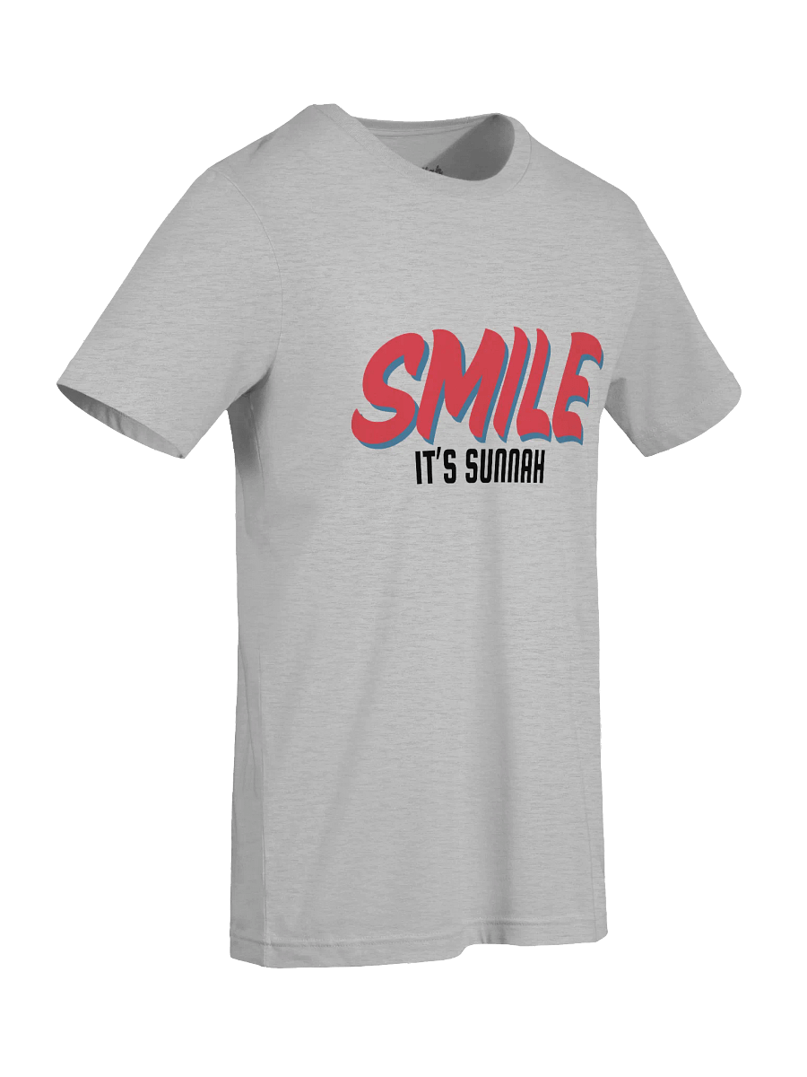Light "Smile It's Sunnah" T-Shirt in Vivid Red product image (3)