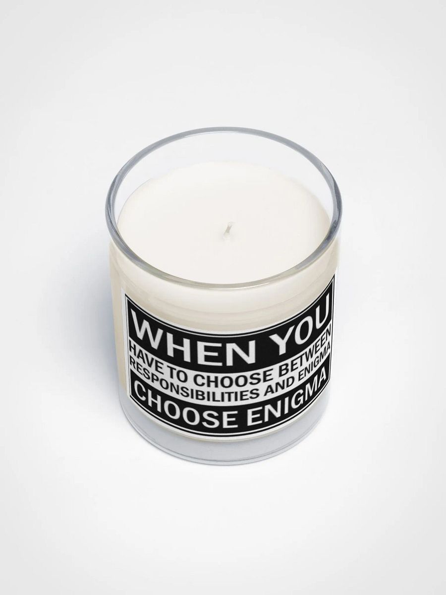ENIGMAS relaxing soy candle product image (3)