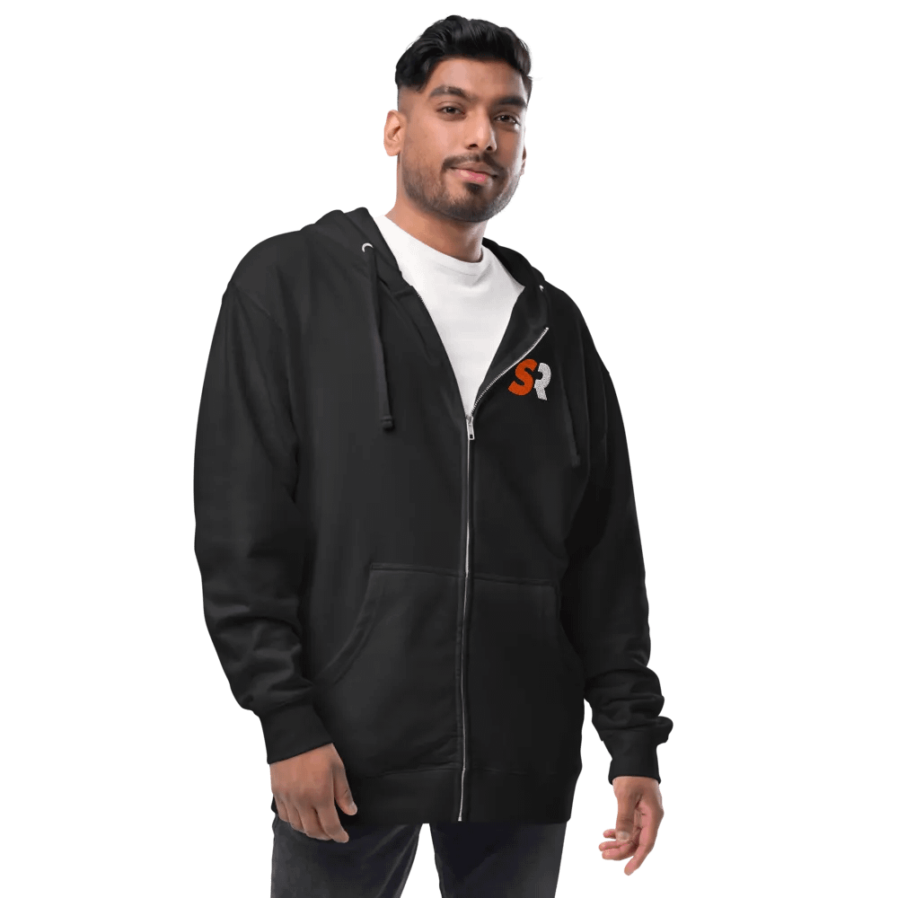 Embroidered SR Zip-Up Hoodie product image (14)