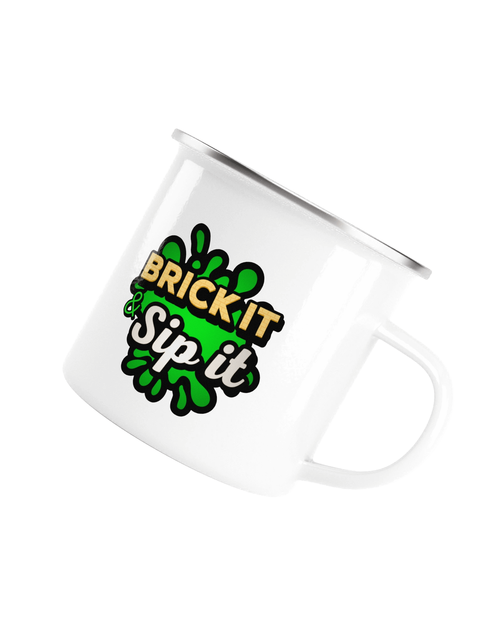 Brick It & Sip It Enamel Mug product image (5)