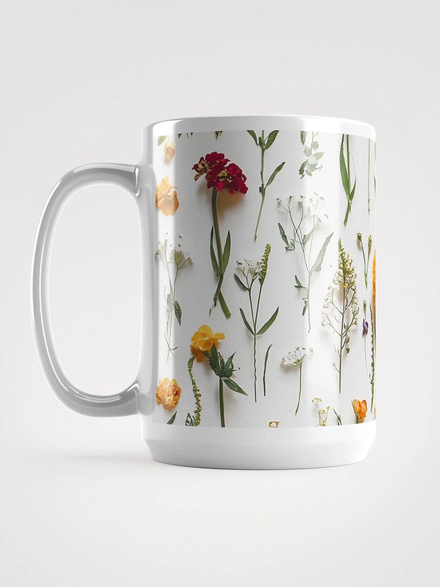 Boho Wildflowers Coffee/Tea Mug, Botanical Tea Cup 15 Oz. product image (6)