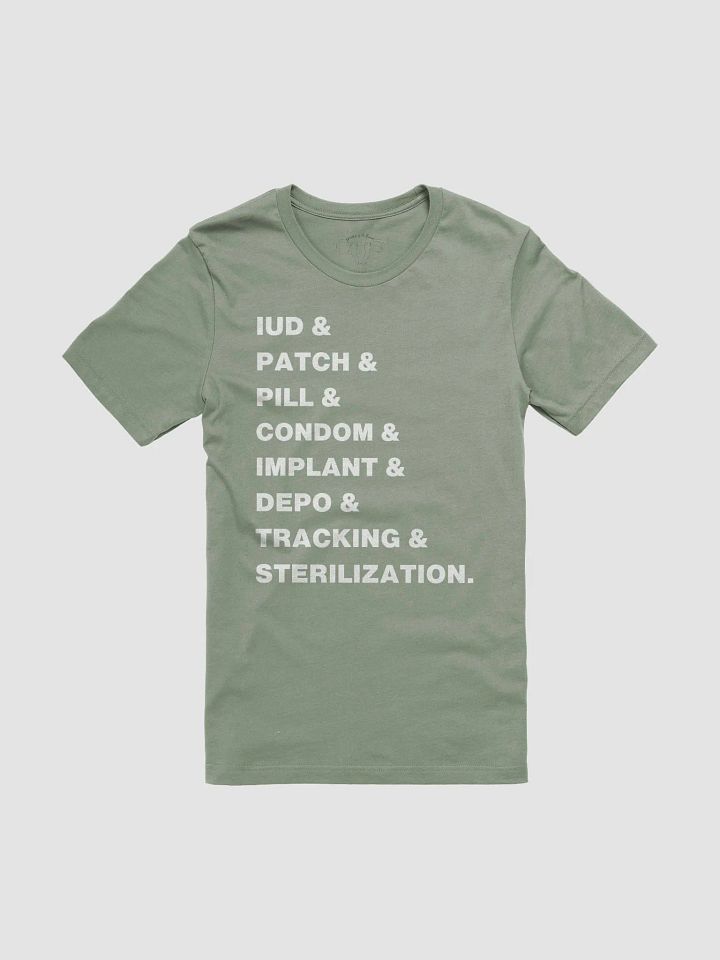 birth control & (short tee with light font) product image (10)