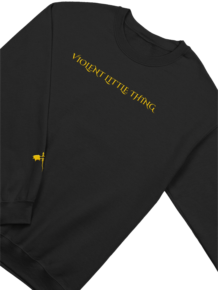 violent little thing embroidered sweatshirt product image (3)