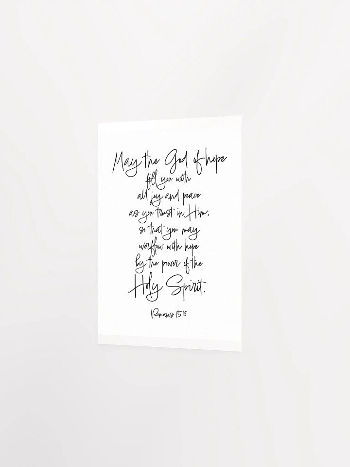 May the God of Hope Fill You with Joy and Peace - Print product image (2)