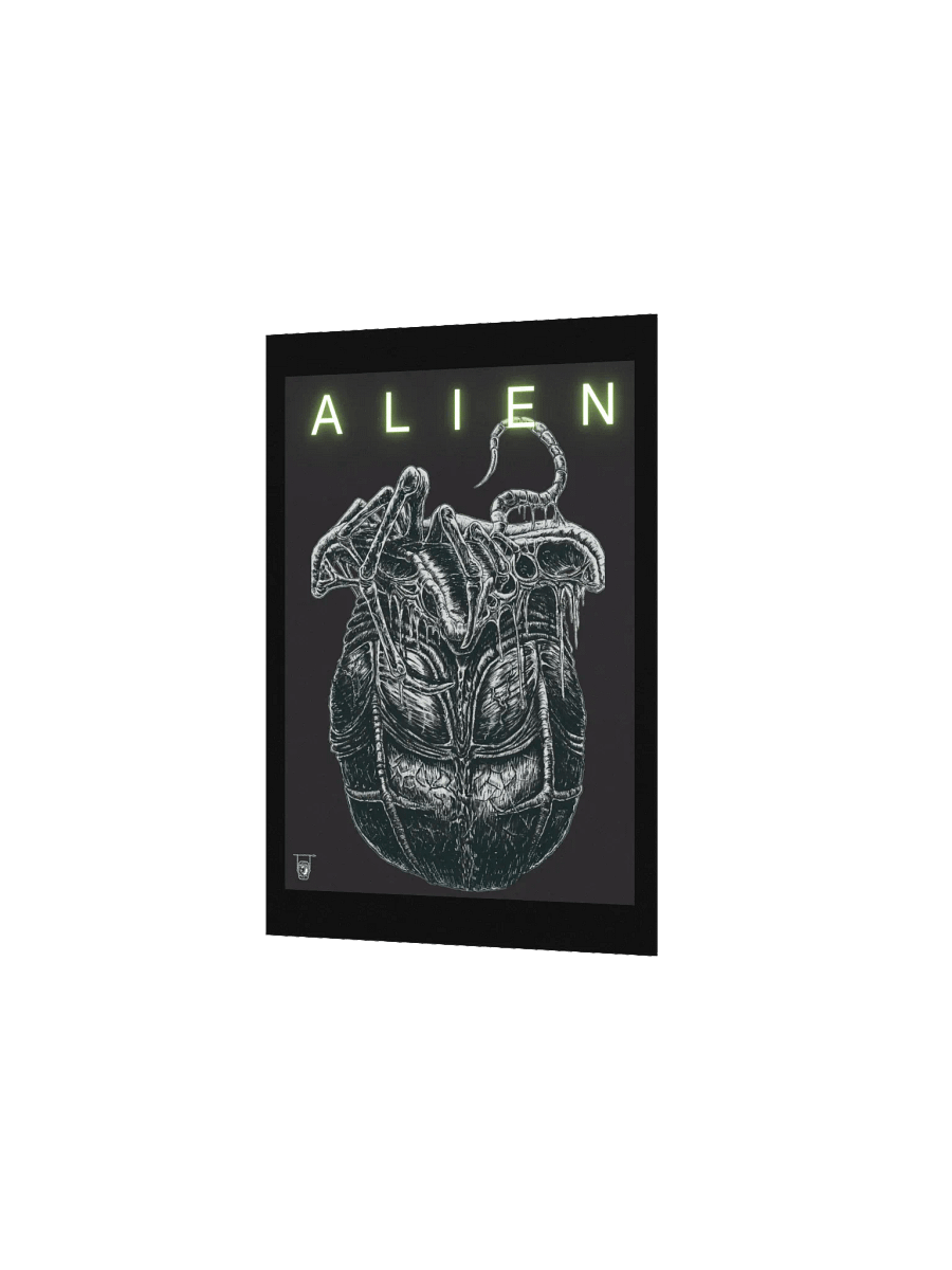 The Alien- Art Print 2/2 product image (3)
