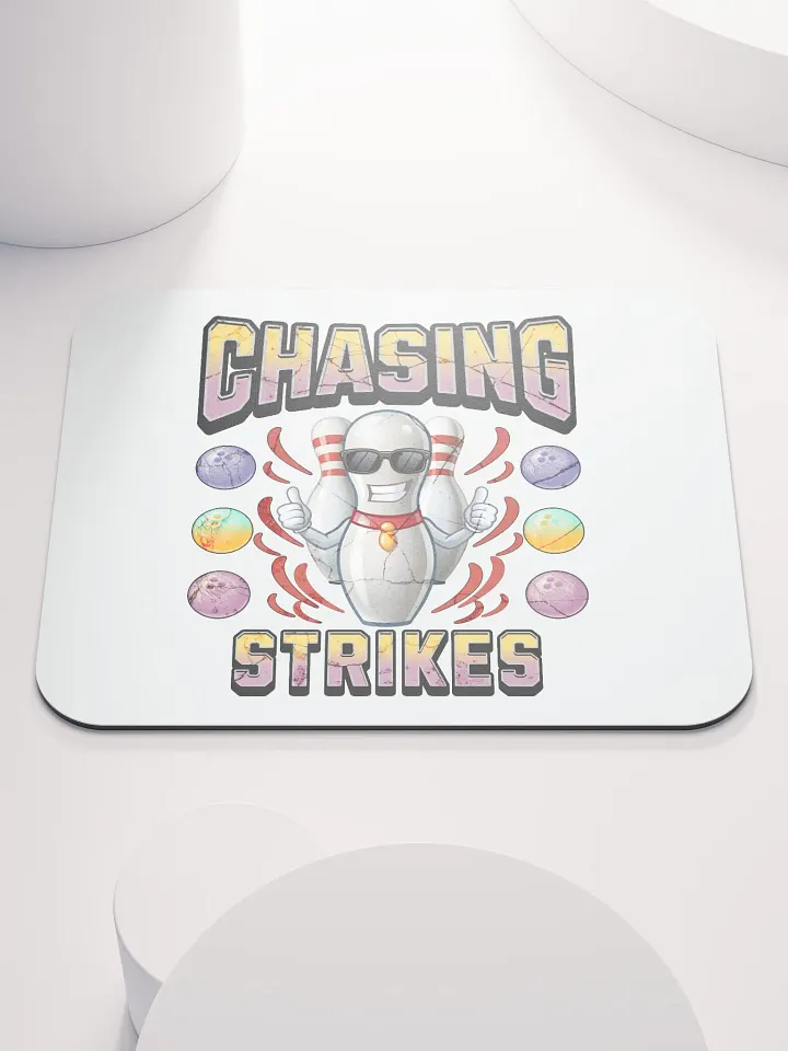 Chasing Strikes Bowling Zone Mouse Pad product image (1)
