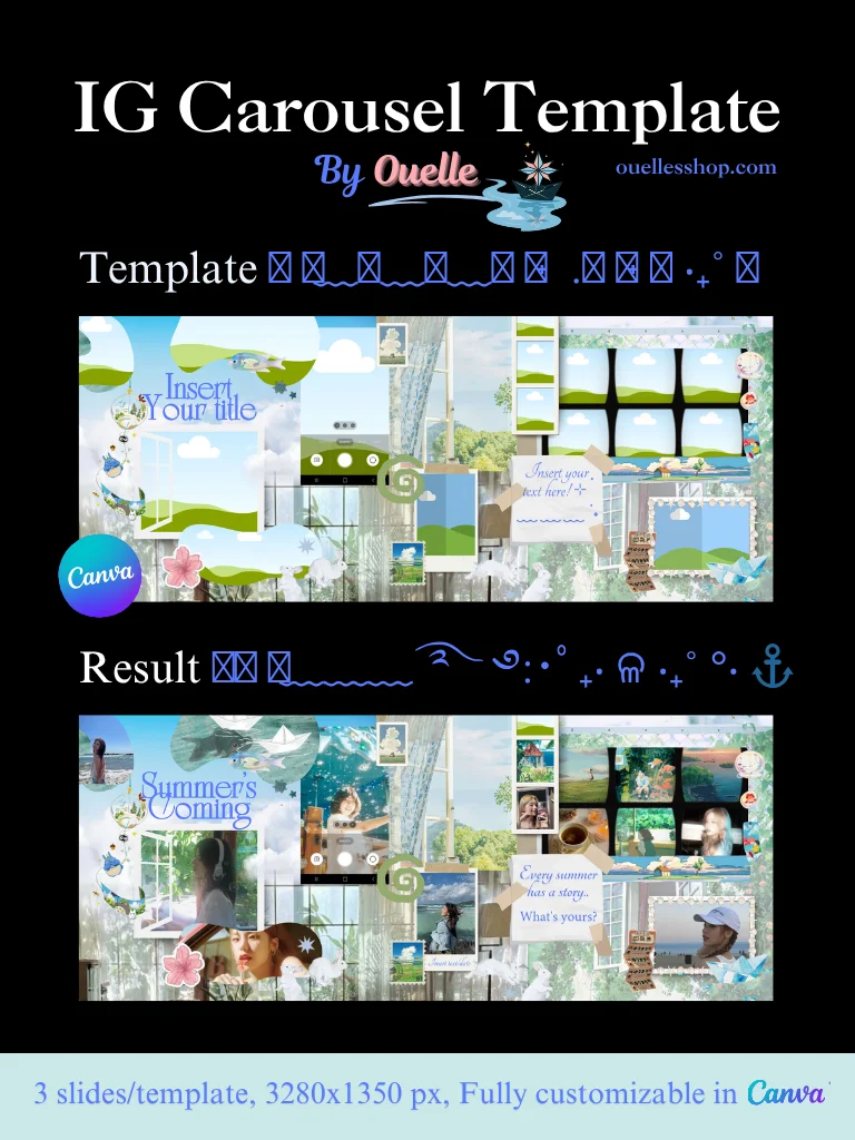 Summer's Story Moodboard Carousel (Template) product image (1)