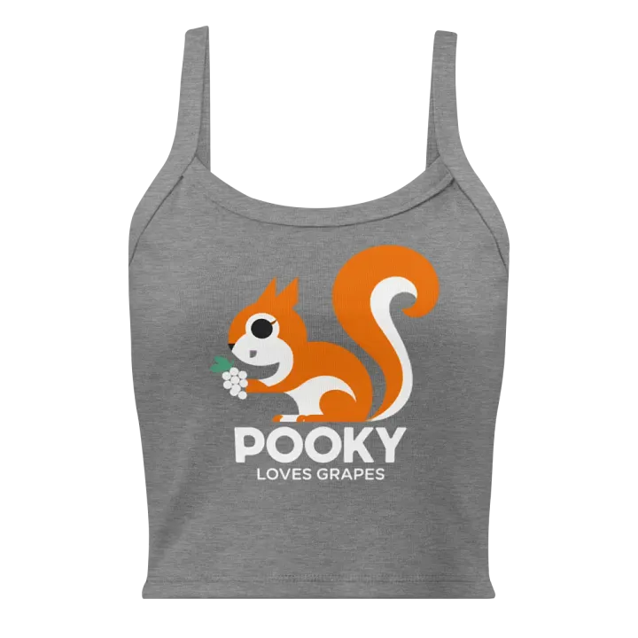 Pocky Loves Grapes Women's Micro-Rib Tank Top product image (1)