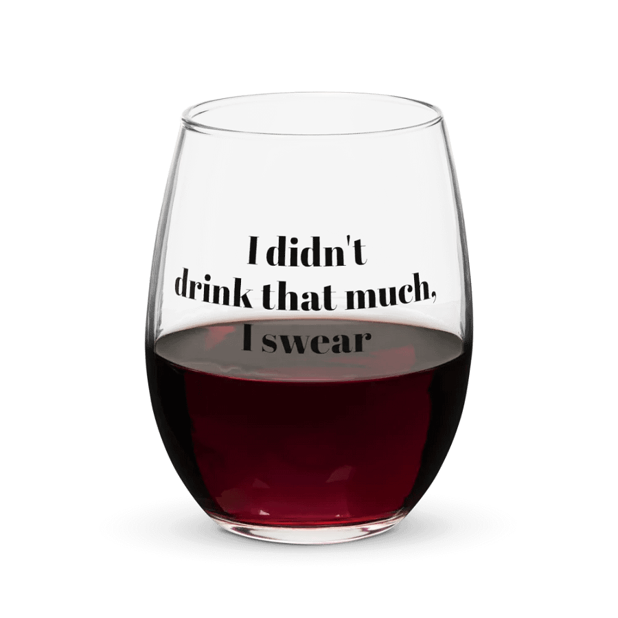 Black Out Baby Wine Glass product image (5)