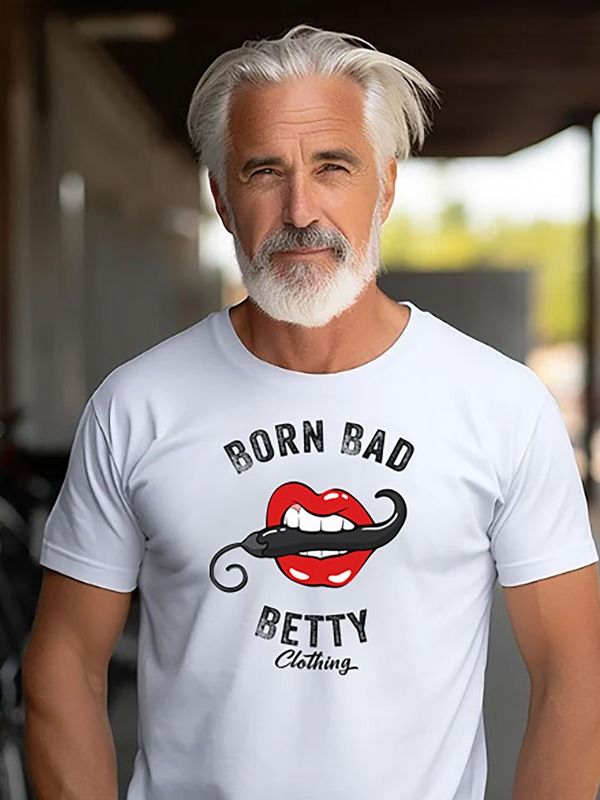 Born Bad Betty White Tee product image (1)