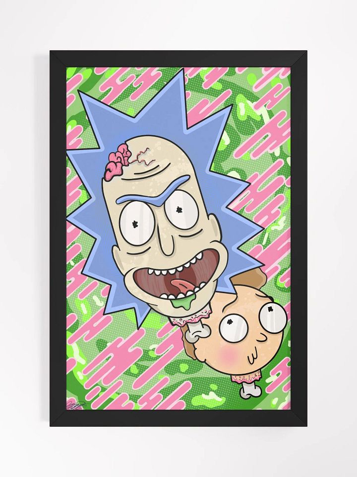 Rick & Morty Heads Print (Framed) product image (1)