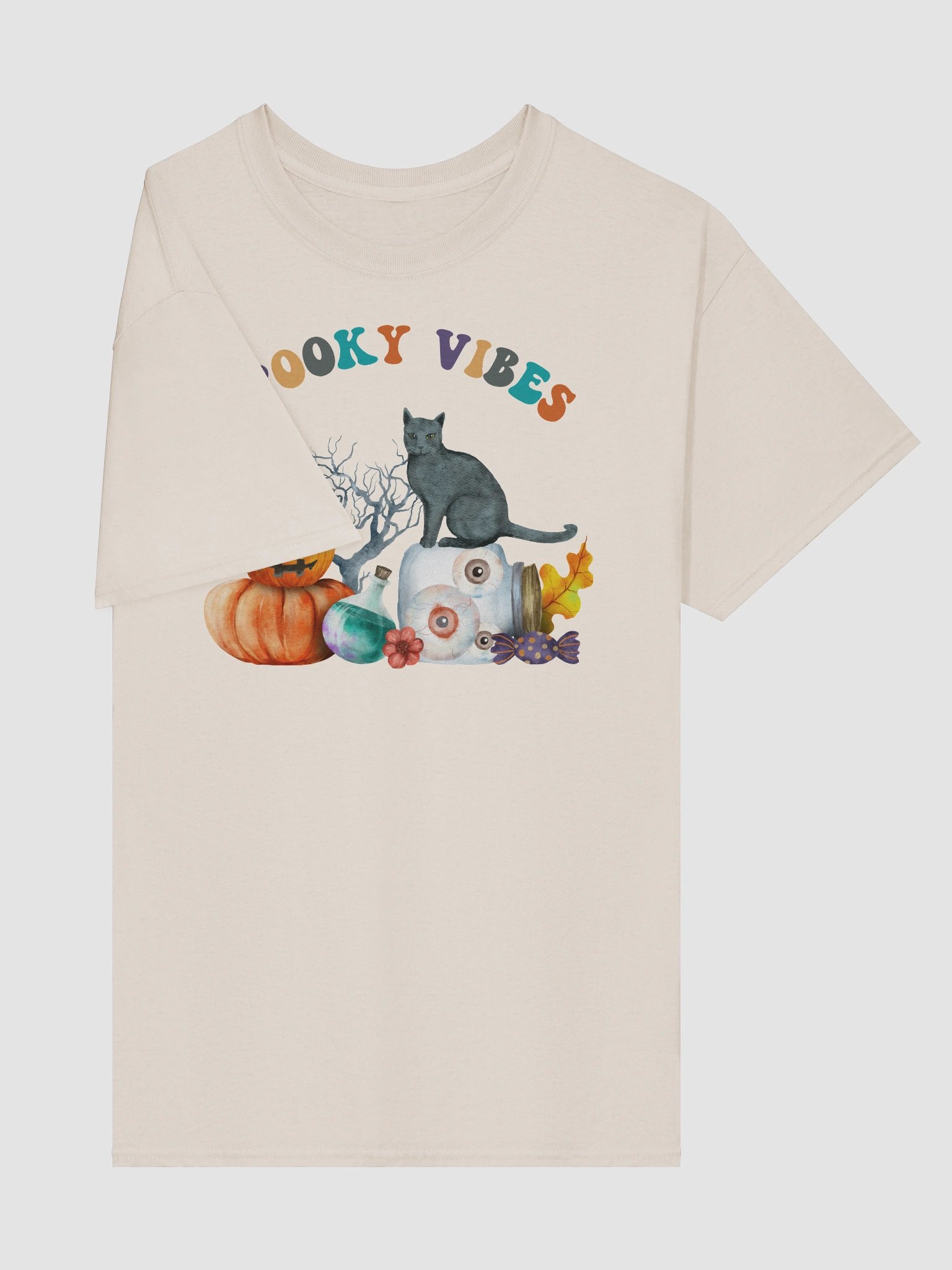 Retro Spooky Vibes Halloween T-Shirt product image (5)