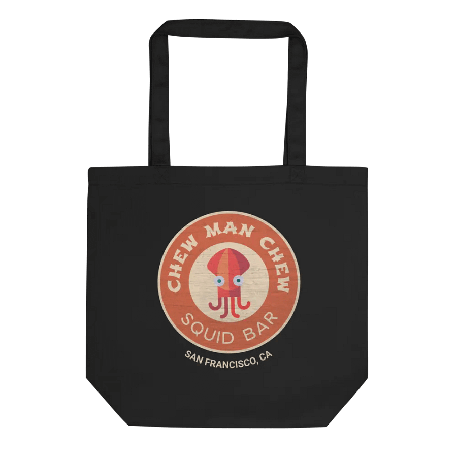 Chew Man Chew Squid Bar Canvas Tote product image (1)
