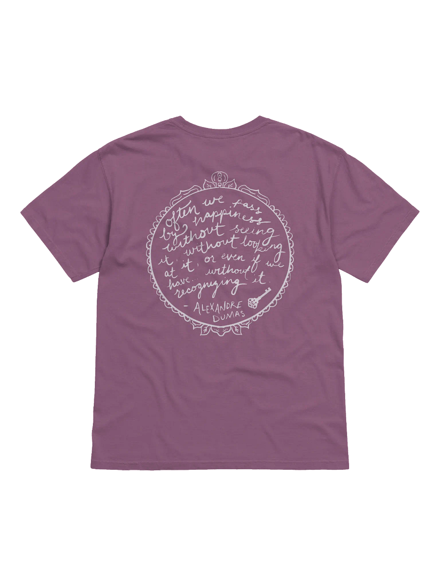 "Recognize Happiness" Comfort Colors T-Shirt (White) product image (5)