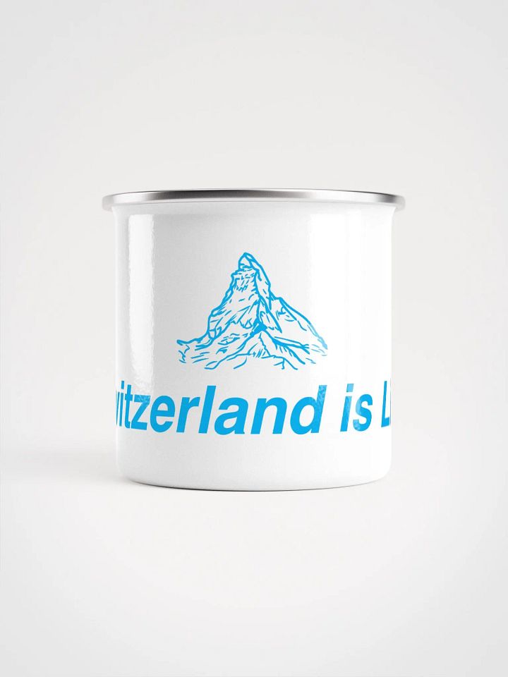 Switzerland is Life Enamel Mug product image (2)