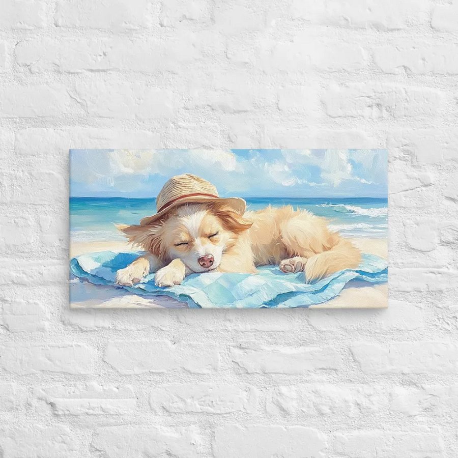 Sunny Siesta - Wrapped Canvas Landscape Print product image (2)