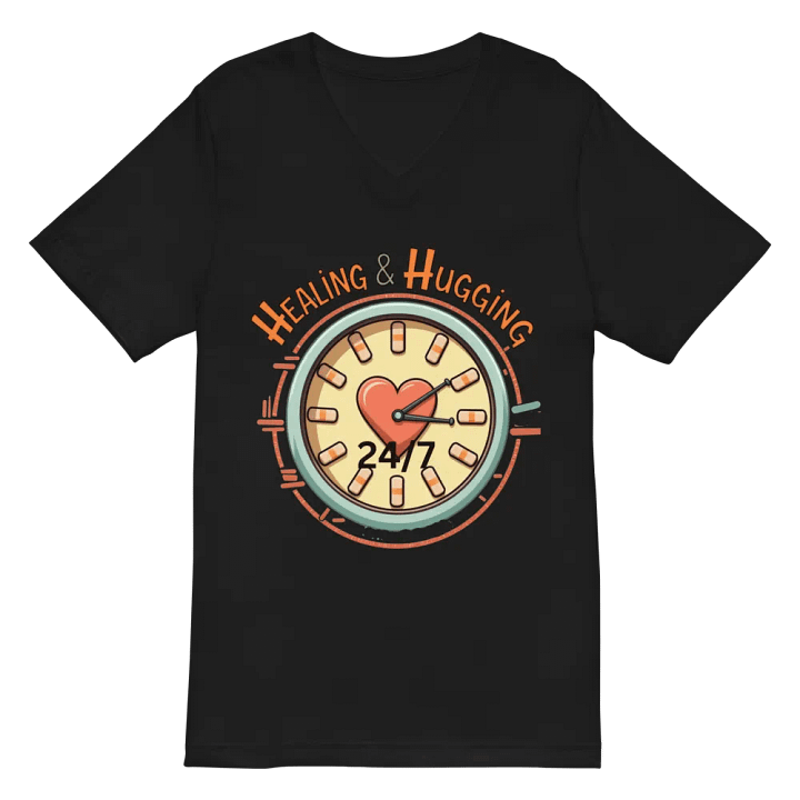 Healing Hearts 24/7 V-Neck Tee product image (3)