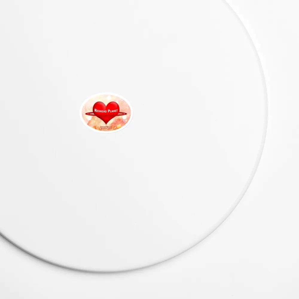 Redhead Planet Oval Magnet product image (7)