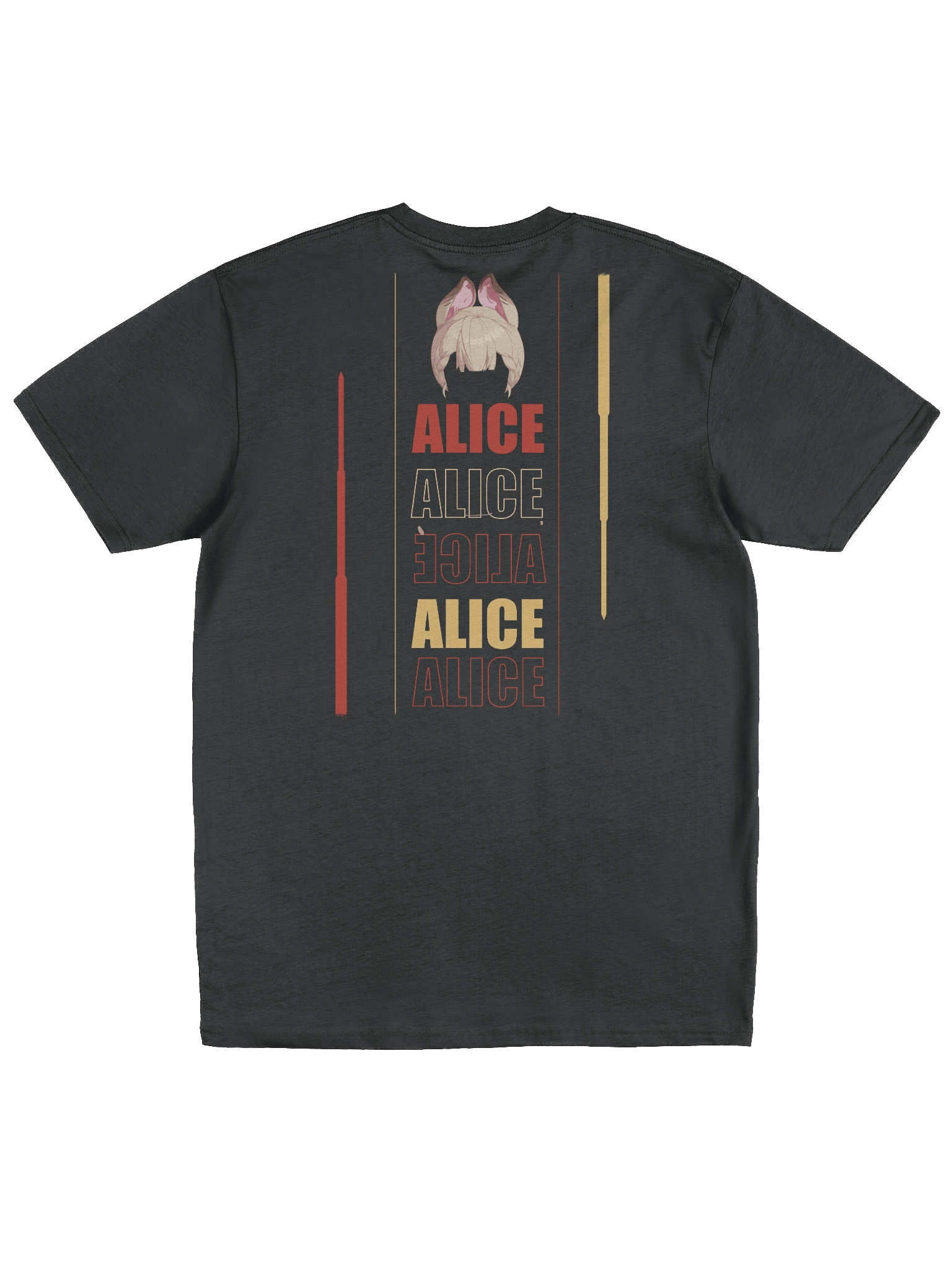 Alice Premium Heavyweight T-Shirt Front and Back print Zenless Zone Zero product image (13)