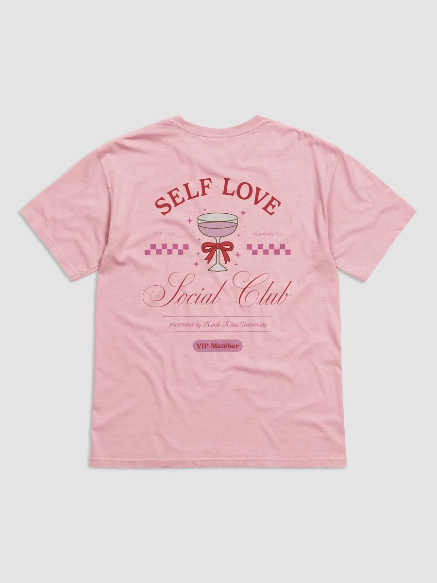 self love club printed shirt [red lettering] product image (2)