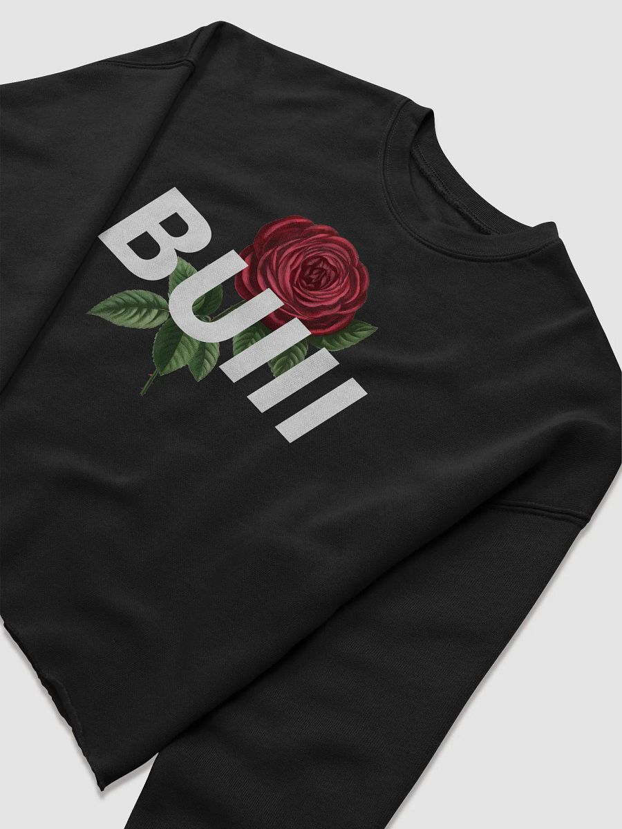 BUIII Logo Rose Women's Fleece Crop Sweatshirt product image (3)