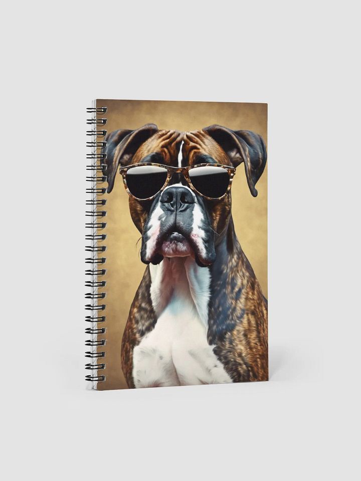 Cool Brindle Boxer Dog Notebook product image (1)