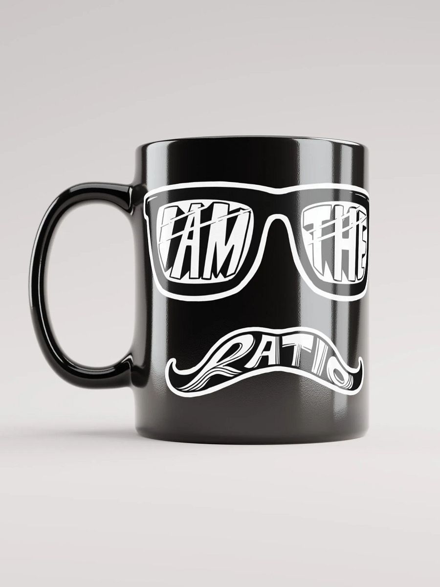 Glasses & Mustache Black Coffee Mug product image (1)