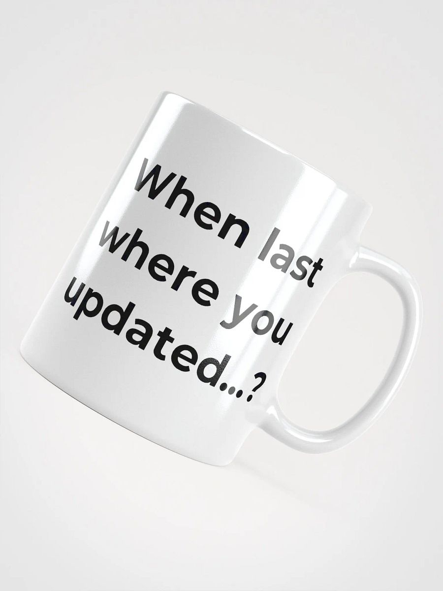Vivid Update White Glossy Mug product image (2)