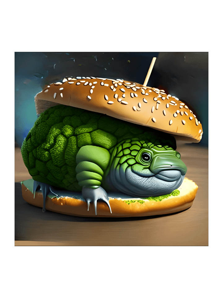 Water Bear Veggie-Style Burger Sticker product image (3)