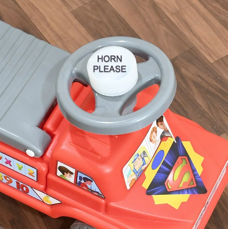 Baby Ride On Push Car For Kids | Kids Baby Big Car Ride On Toy With Backrest Musical Horn For Children Kids Toy Ride-On, Truck, Etc Suitable For Kids Boys product image (3)