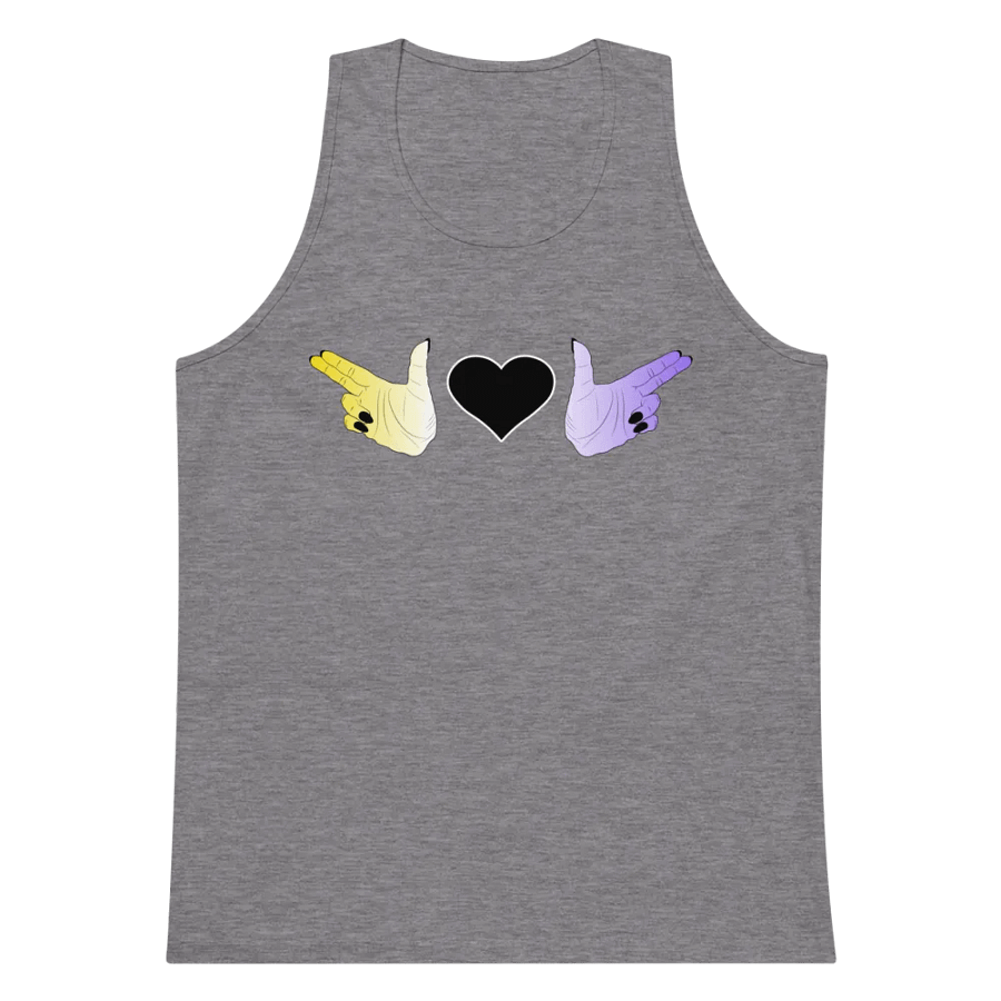Finger Guns (enby flag) Tank M product image (5)