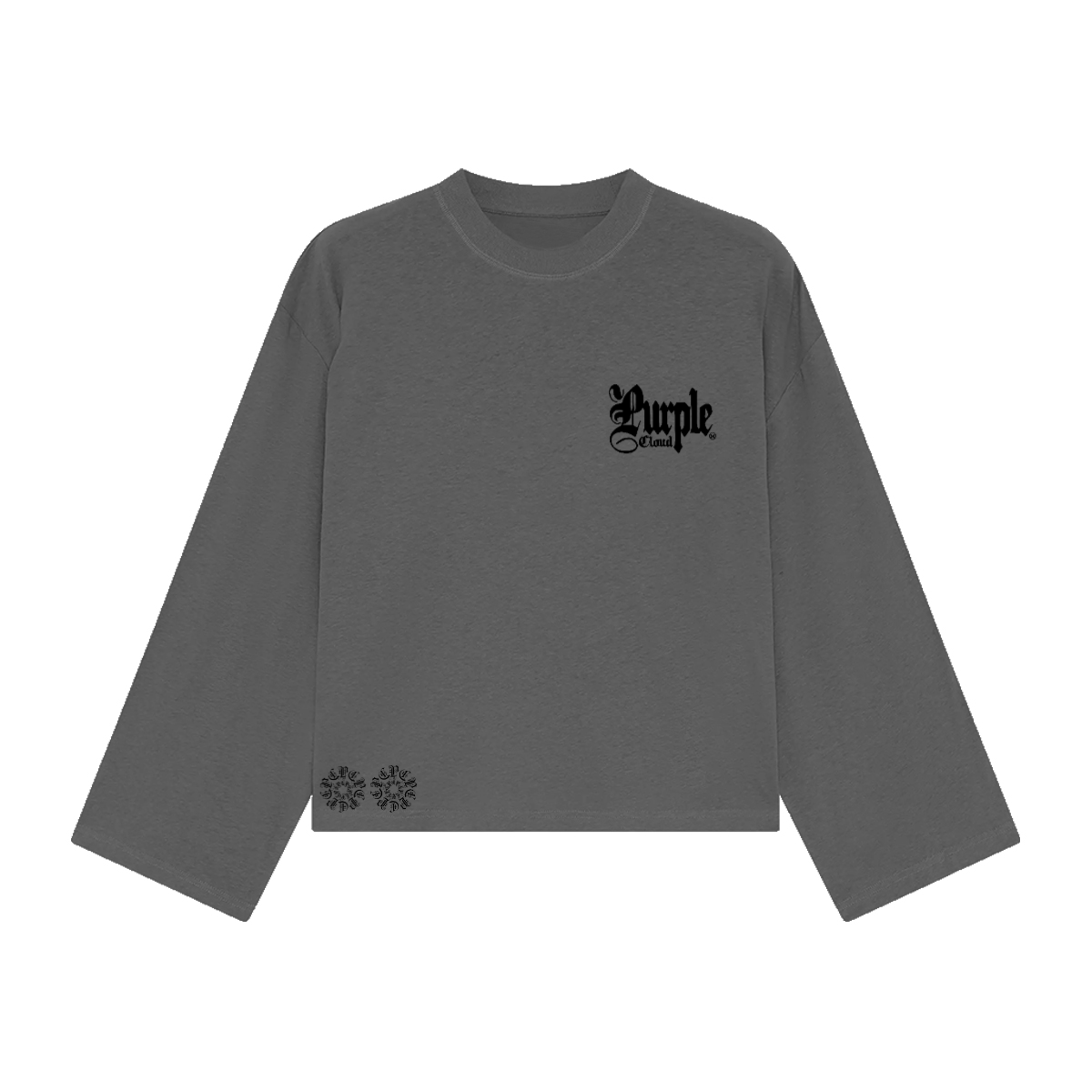 PURPLE CLOUD LONGSLEEVE T SHIRT product image (3)