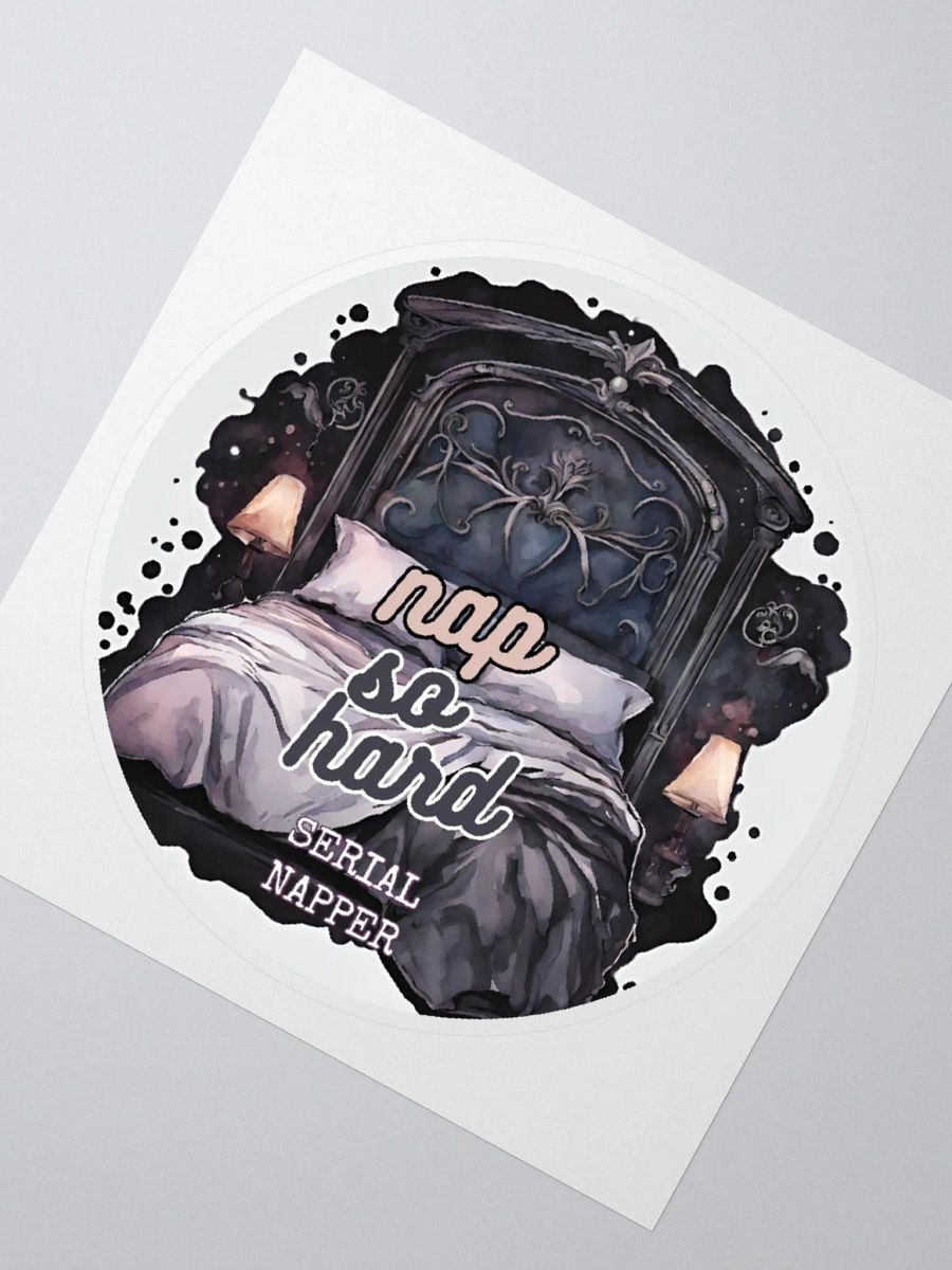 Nap So Hard Sticker product image (2)