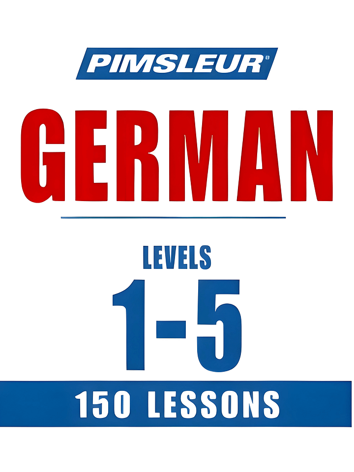 Learn German Fast with Pimsleur Levels 1-5 – Audio Language Program product image (1)