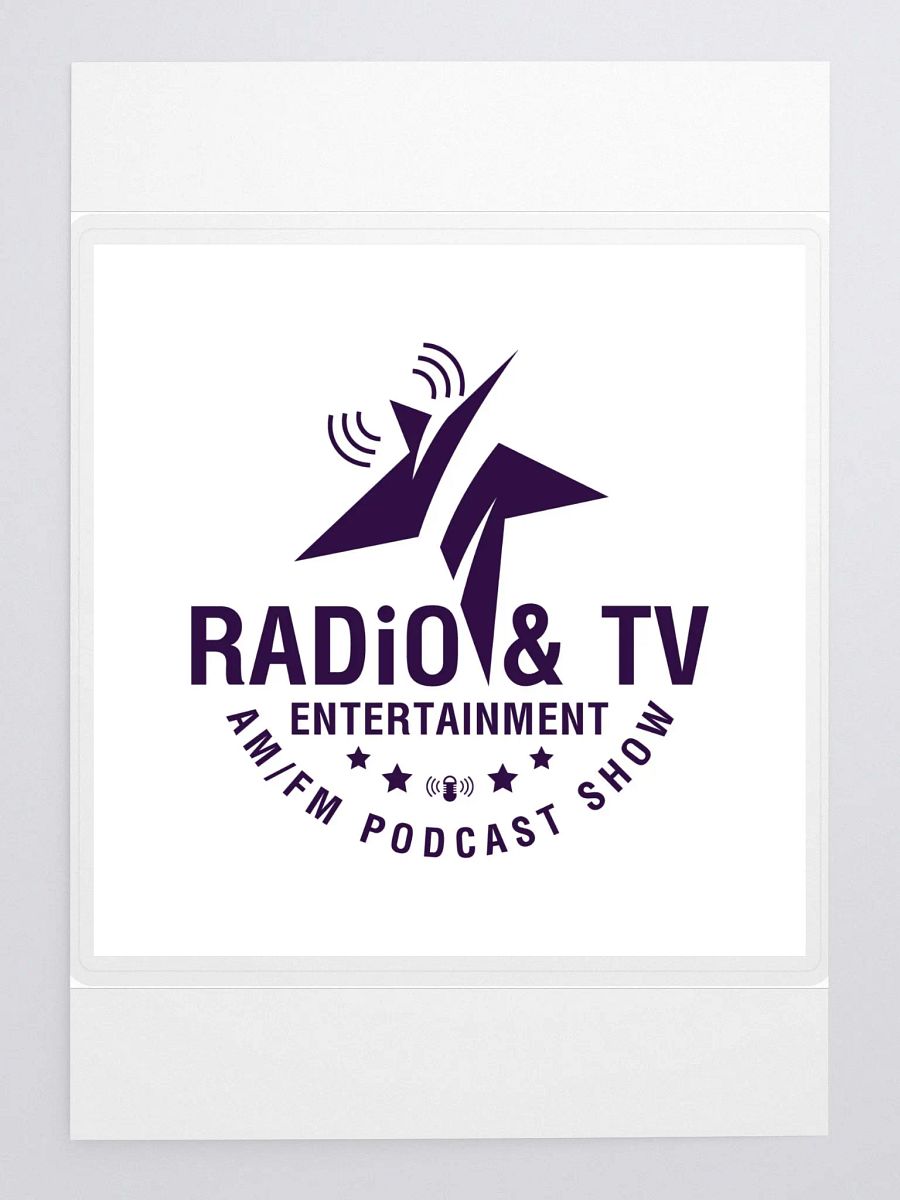 RDTV Pod-Fandom Kiss Cut Sticker Sheet with Background product image (3)