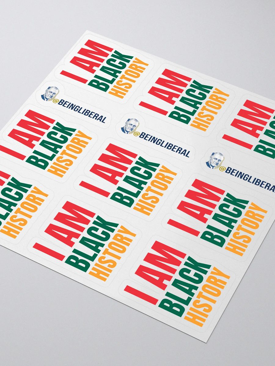 I Am Black History Stickers - Being Liberal product image (3)