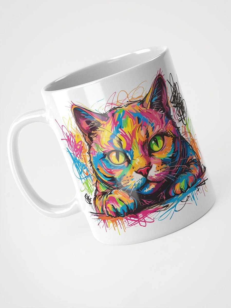Graffiti Scribbles Cat 3 , Mug product image (6)