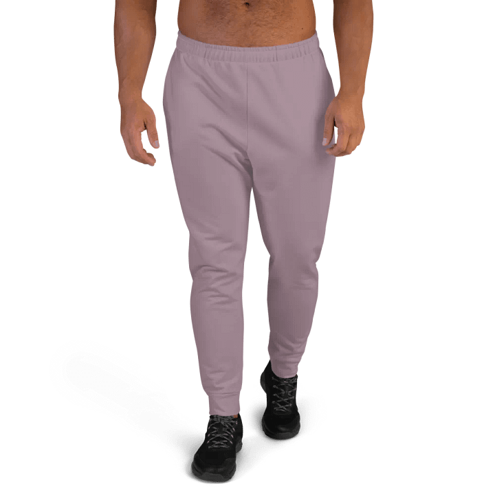 Plain Cool Brown Light Summer Recycled Polyester Premium Men's Joggers by Treasure Pie product image (1)