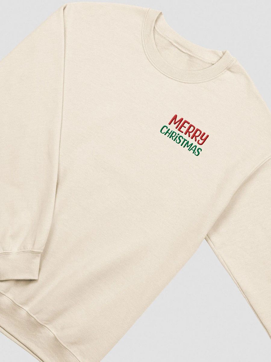 Embroidery Merry Christmas Crewneck product image (3)
