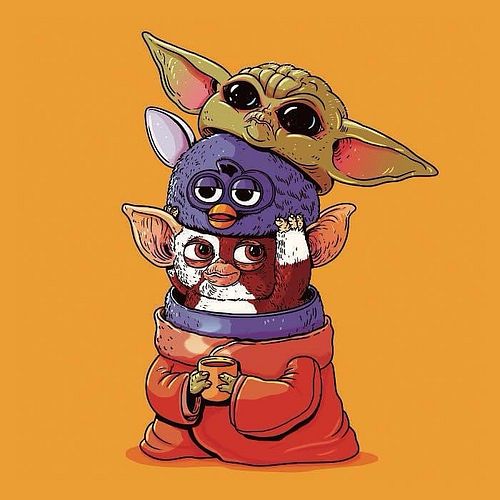 Verdaderas identidades
.
.
.
#yoda #furbi #gizmo #gremlin