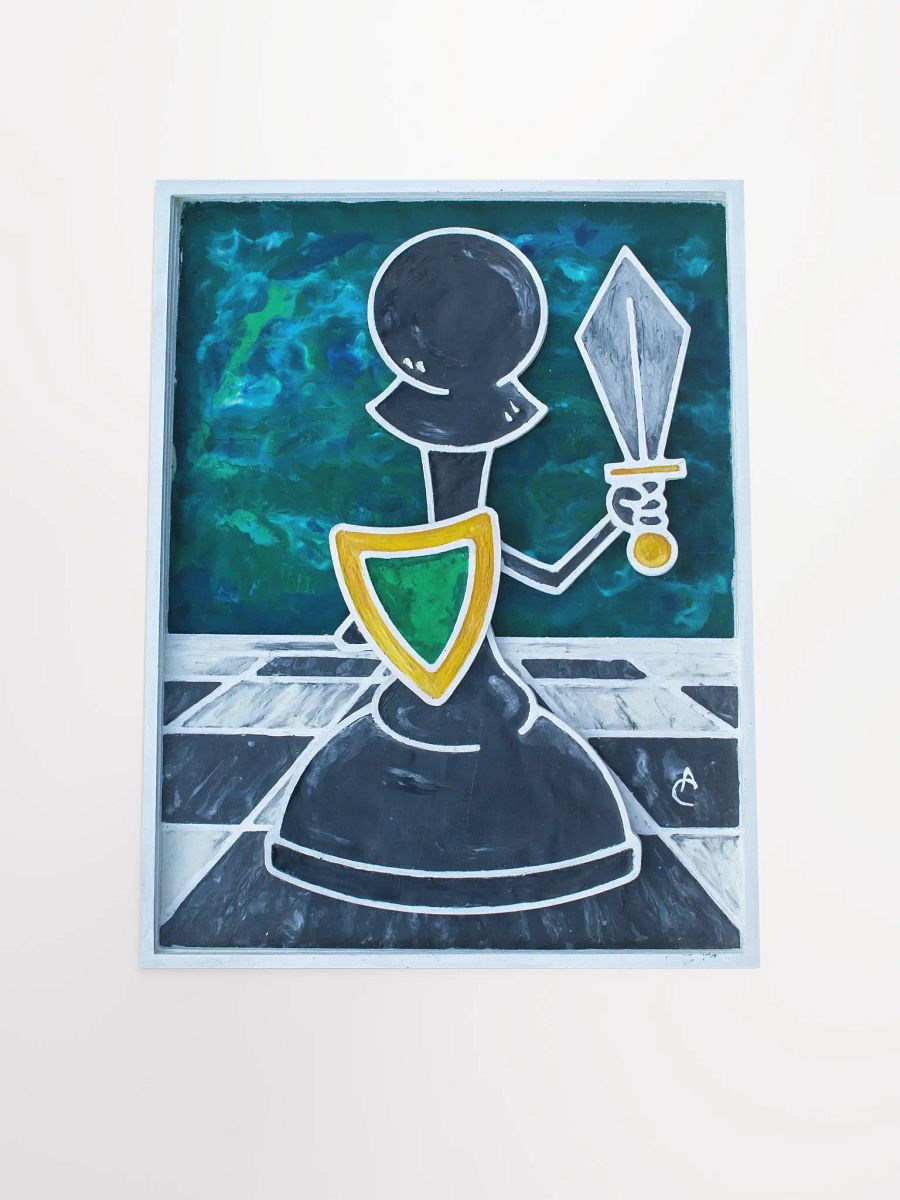 Black Pawn Fighter Print product image (4)
