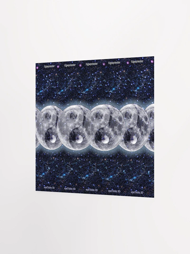 Lunar Yin & Yang - 3D Stereogram Poster product image (8)
