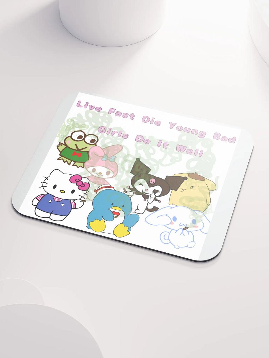 Smoking Sanrio Set Mousepad product image (3)