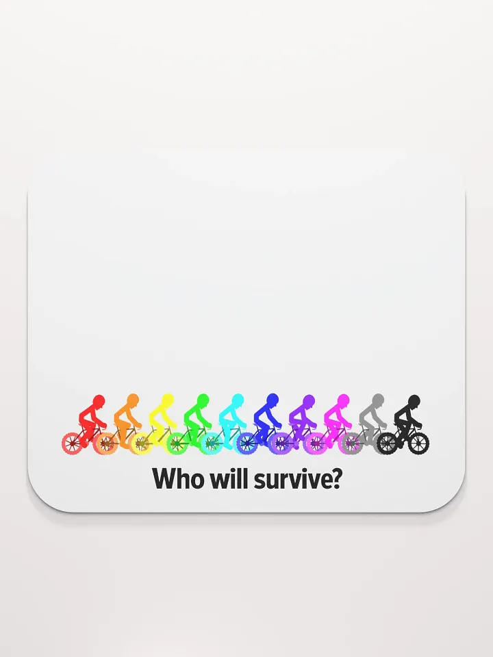 MIKAN Bicycle Mouse Pad(Who will survive?) product image (2)