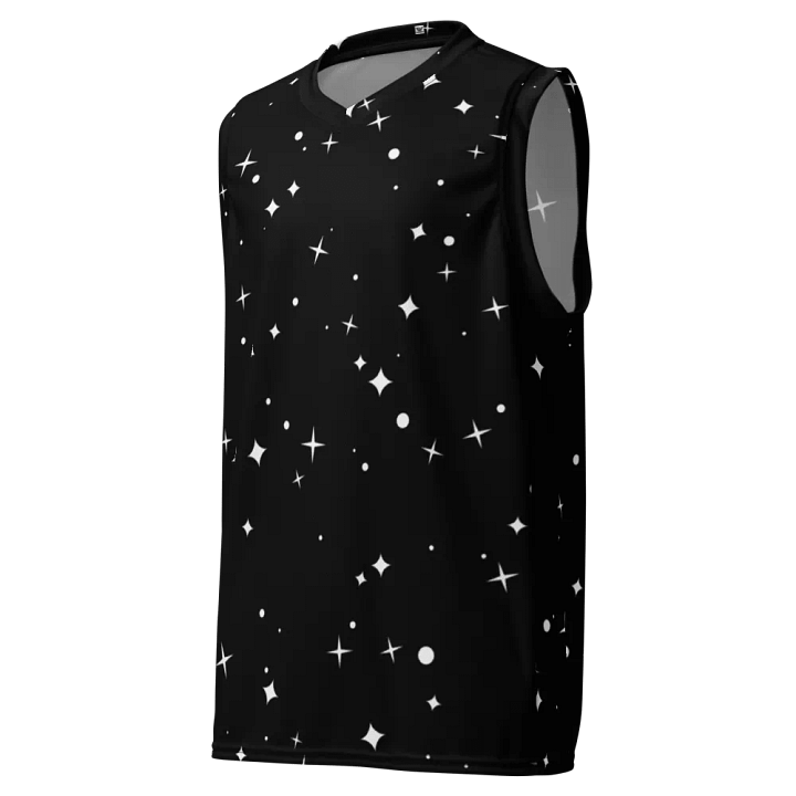 Starry Night All-Over Print Basketball Jersey product image (1)
