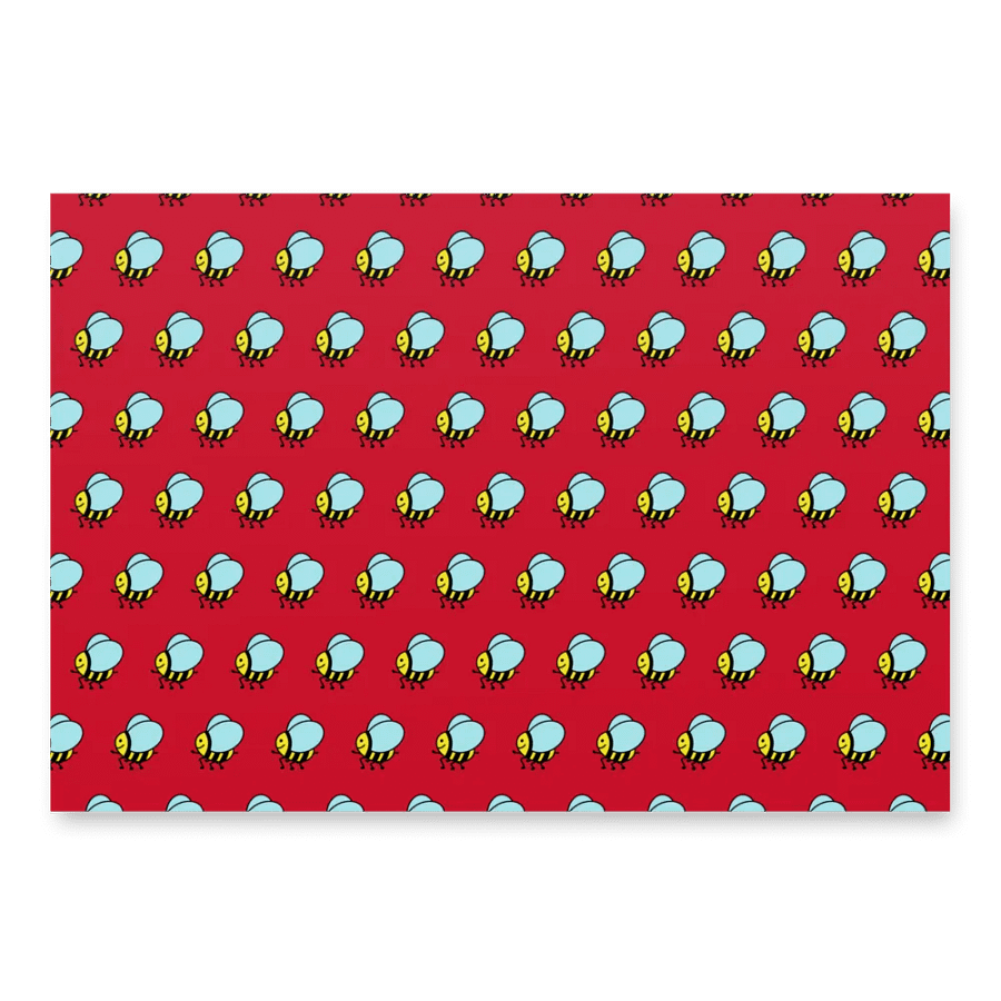 Bee Festive Giftwrap product image (1)