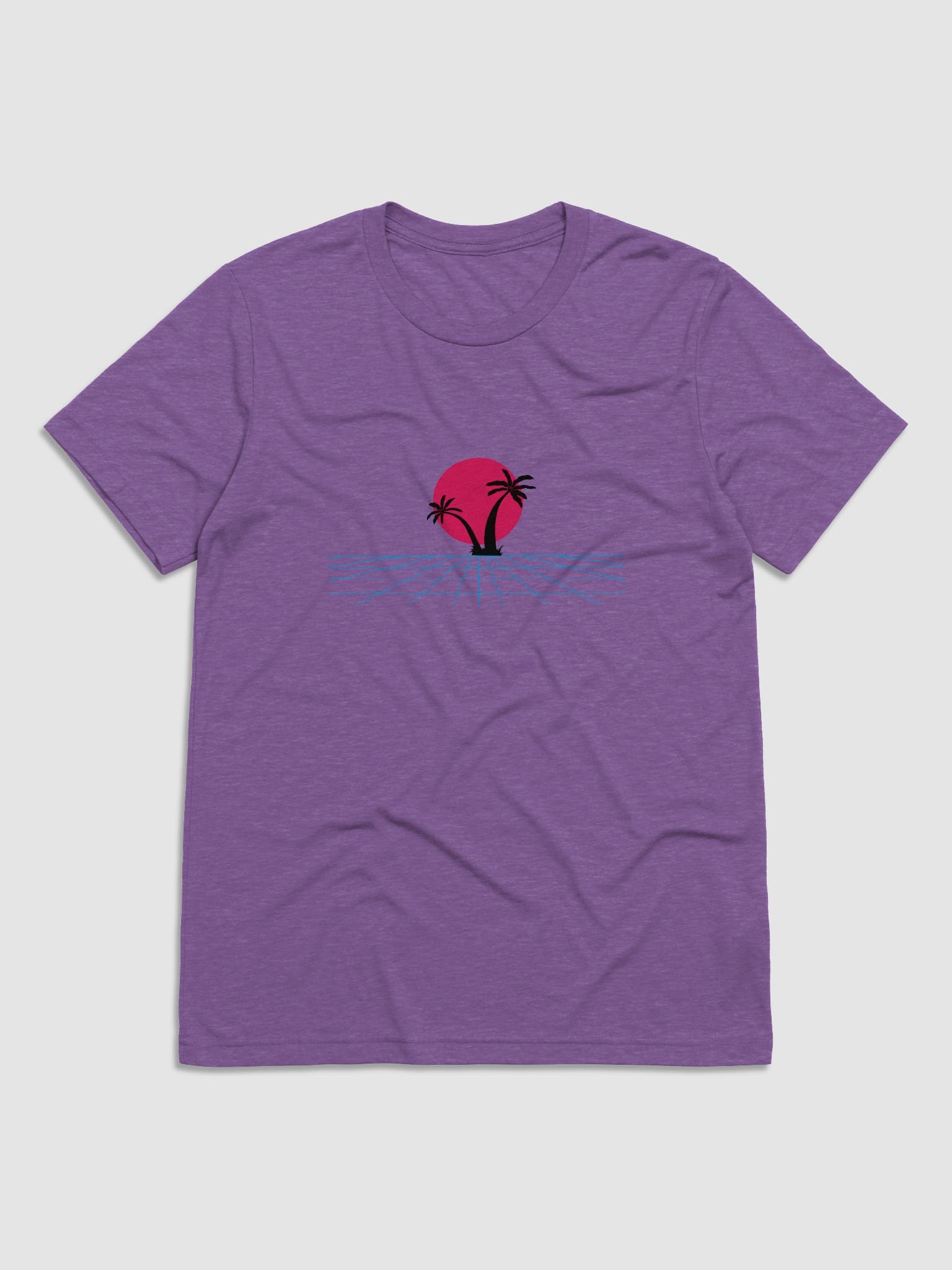 Sunset Palms Retro T-Shirt product image (1)
